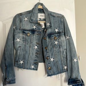Pistola Jean jacket w/ stars small